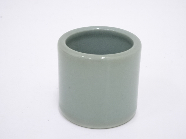 JAPANESE TEA CEREMONY / LID REST FUTAOKI CELADON 